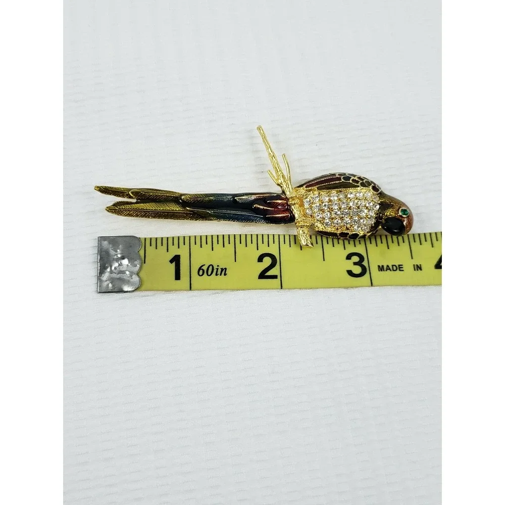 Assorted Yellow Gold Tone Fashion Brooches Jewerly Animal Christmas Tree Bird